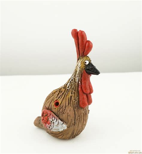 Купити Свистулька этно сувенир свищик півник Б | Skrynya.ua