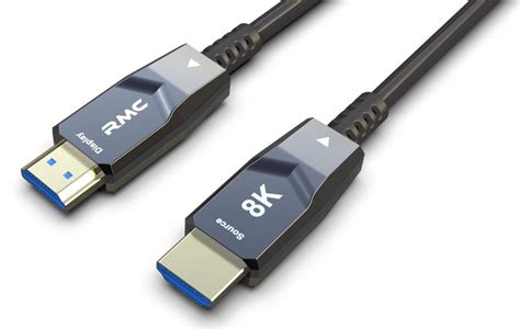 Black Pvc R Tech Aoc K Hdmi Cable Gbps Connector Type A Type