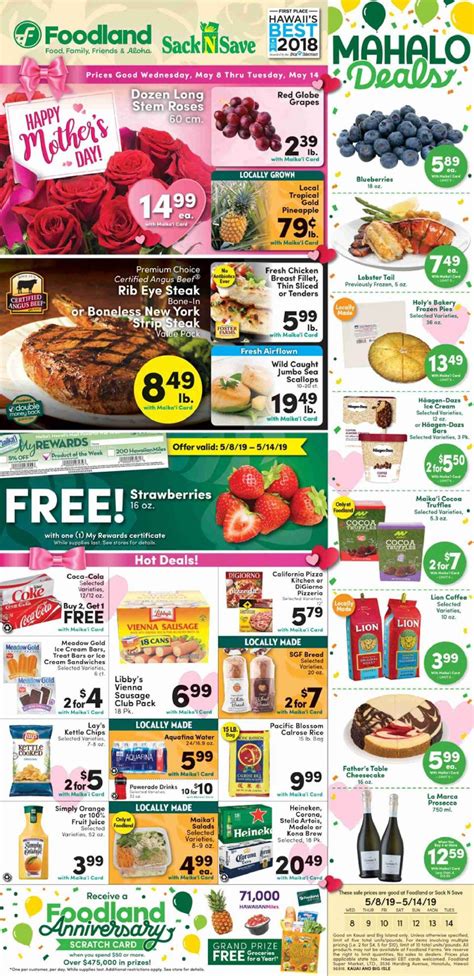 Foodland Weekly Ad May 8 - 14, 2019 - WeeklyAds2