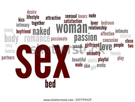 Sex Word Cloud Concept On White Stock Illustration 359799629 Shutterstock