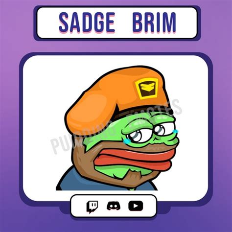 Animated Sadge Brim Emote Twitch/discord Ready - Etsy