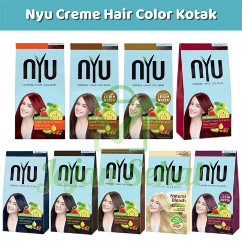 Nyu Creme Hair Color Pewarna Rambut Cat Rambut Lazada Indonesia