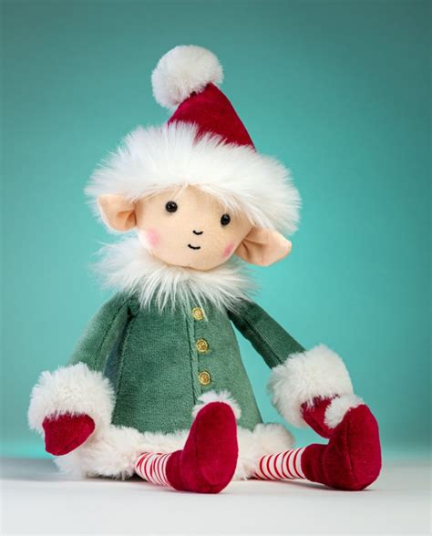 Jellycat Leffy Elf Delivered Elf Soft Toy Christmas T Delivery