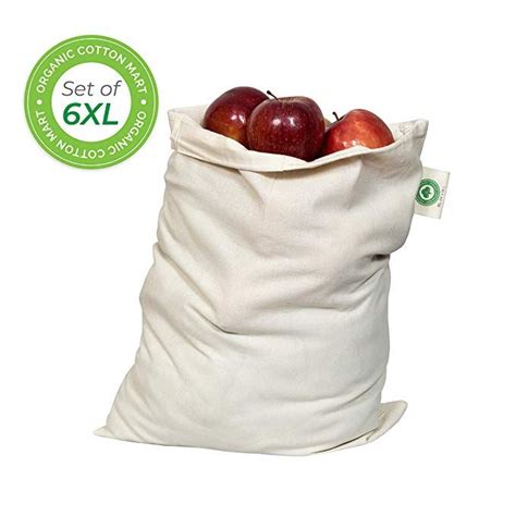 Amazonsmile Food Grade Bulk Storage Bags Reusable Organic Cotton