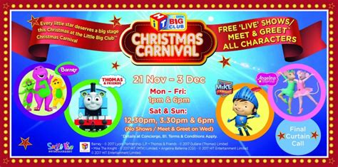 The Little Big Club Christmas Carnival 'Live' Show / Meet & Greet ...