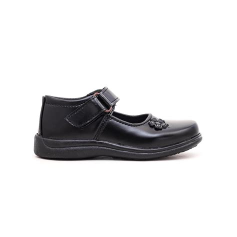 Girls Black School Shoes Sk0044 Stylo