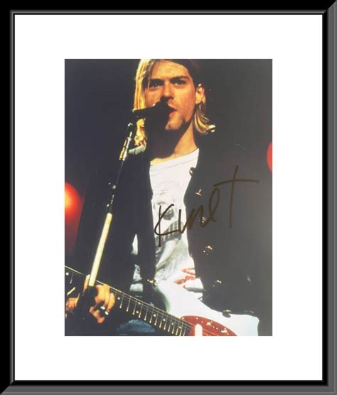 Kurt Cobain Autograph