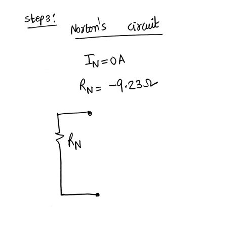 Solved Please Explain Find The Norton Equivalent For The Circuit