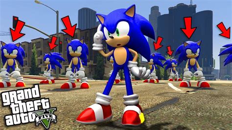 Sonic The Hedgehog Gets Cloned Gta 5 Mods Youtube