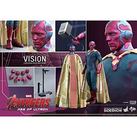 Hot Toys Movie Masterpiece Vision Avengers Age Of Ultron Sixth Scale Acion Figure Pricepulse