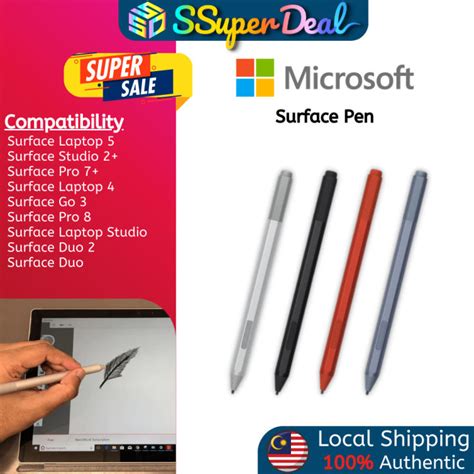 Microsoft Surface Pen for All Surface & Surface Pro Devices & New ...