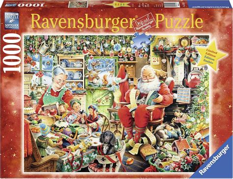 Ravensburger Puzzle Puzzle 1000 Pezzi Laboratorio Di Babbo Natale