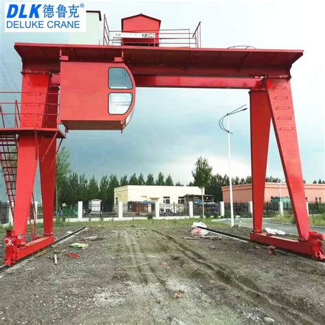 Best Price 50t Double Girder Gantry Crane With Hoist For Construction