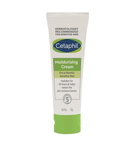 Cetaphil Moisturising Cream For Face Body Dry To Normal Skin 80 Gm