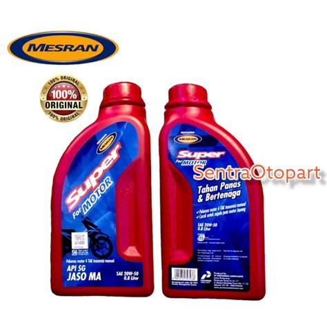 Jual Oli Pertamina Mesran Super Liter Ml Di Lapak Sentra Online