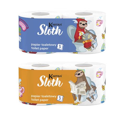 Toilet Paper Kartika Sloth Sheets Plies Rolls Private Label