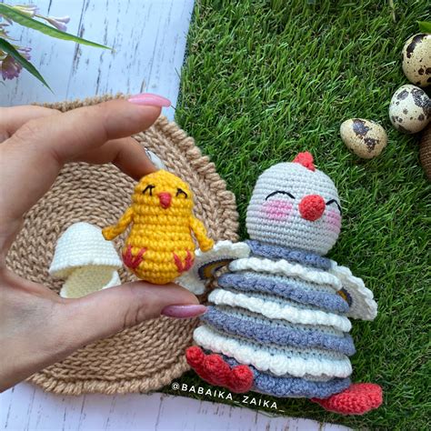 Easter Chicken Crochet Pattern Printable Pdf Amigurumi Today Shop