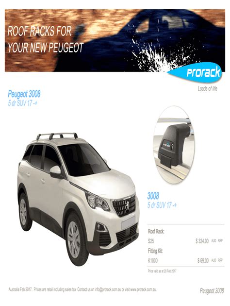 Fillable Online Peugeot 3008 Fax Email Print PdfFiller