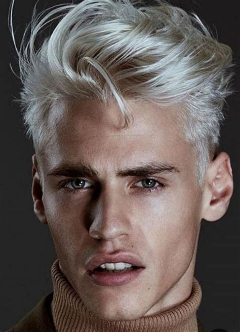 Estilos De Cabelo Platinado Masculino Homens Que Se Cuidam