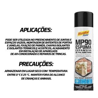 Kit Espuma Expansiva Universal Obra Porta Janela Uso Geral Ml G