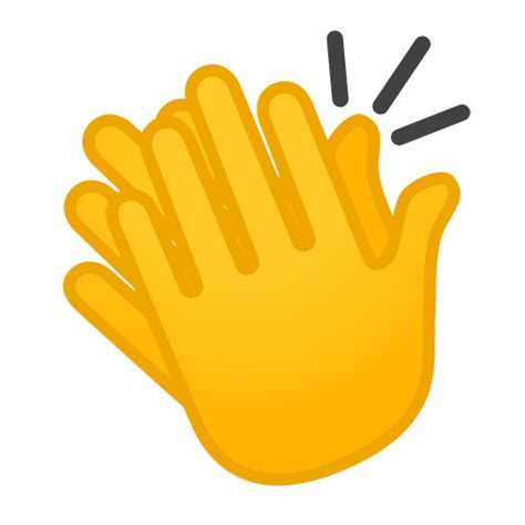 Emojipedia Hand Clapping Hug - Finger - Emoji Transparent Png F53