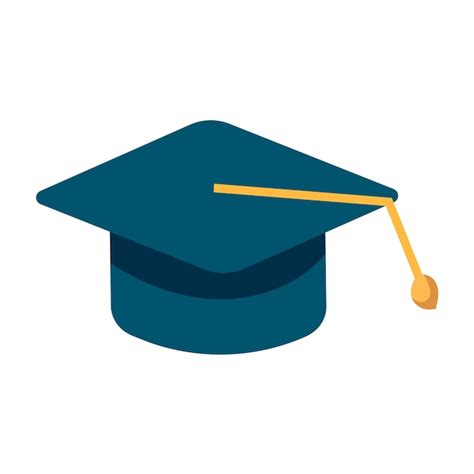 Premium Vector Vector Education Grad Cap In Flat Style