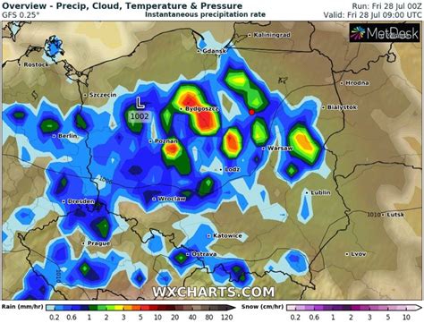 Pogoda na piątek Idą burze z gradem Są alerty Pogoda w INTERIA PL