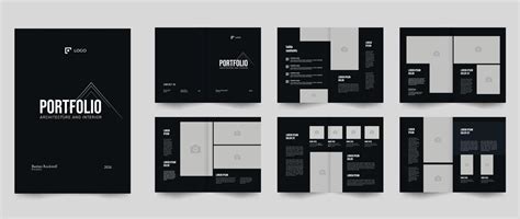 architecture portfolio and interior portfolio layout template 20033673 ...