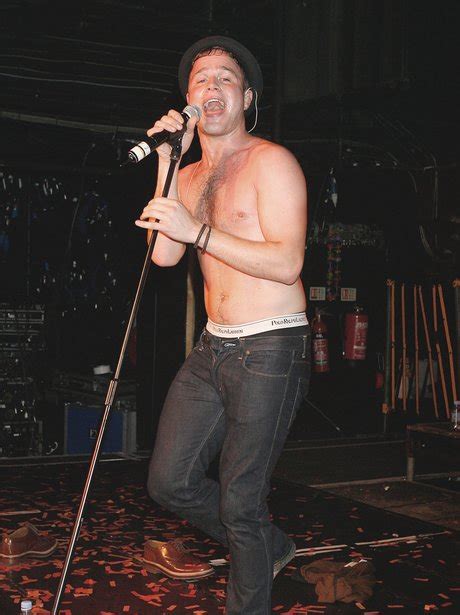 Topless Naked Male Celebrities Olly Murs Topless On Stage