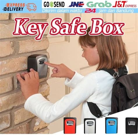 Jual Key Safe Box Outdoor Digit Wall Mount Combination Password Lock