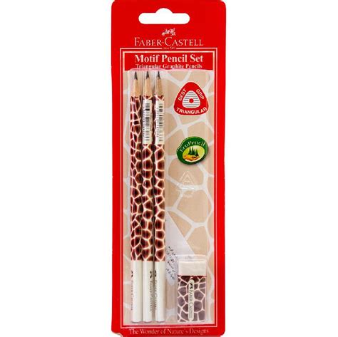 Faber Castell Motif Giraffe Pencil Set Jarir Bookstore Ksa