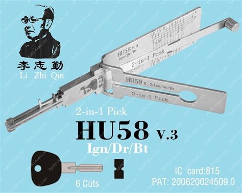 LISHI 2 In 1 Auto Lock Pick Decoder BMW HU58 V 3 Apollo Auto