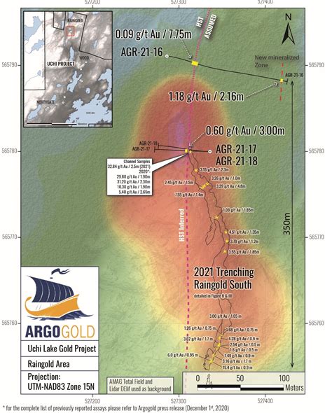 Argo Gold Identifies Gold Mineralized Extension At The Uchi Lake Gold