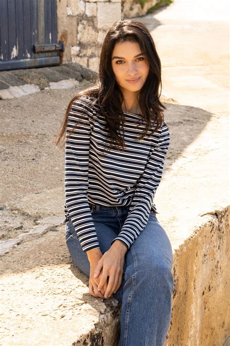 Causeway Long Sleeve Breton Top Lighthouse