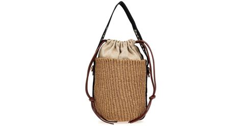 Chloé Small Woody Basket Bag in Natural Lyst