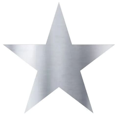 Grafic Metallic Silver Stars