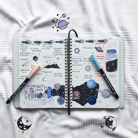 30 Beautiful Ways To Fill A Notebook