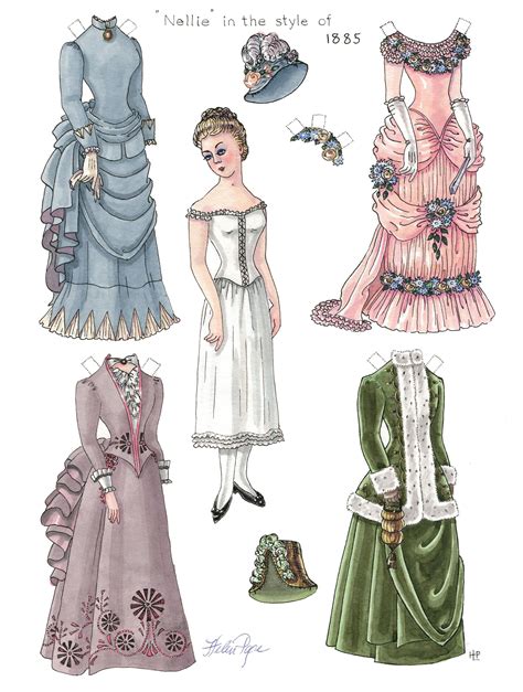 Victorian Paper Dolls Printable Free - Get What You Need For Free