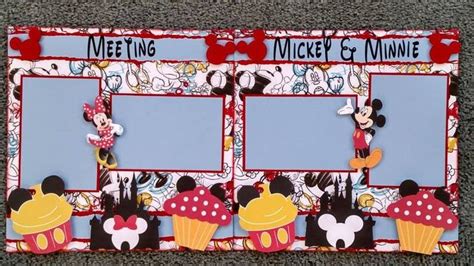 Pin By Amber Sinclair Wiley On Scrapbook Layouts Disney Scrapbook