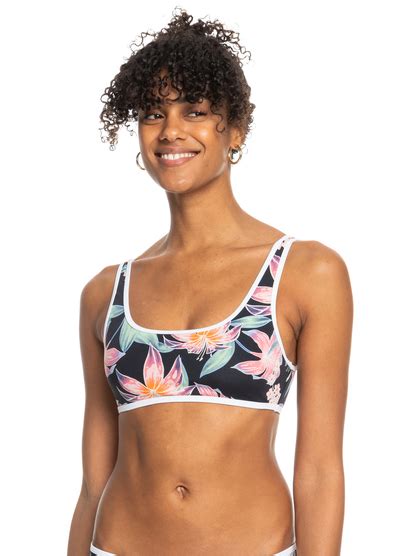 Womens Paradise Shine Bralette Bikini Top Roxy