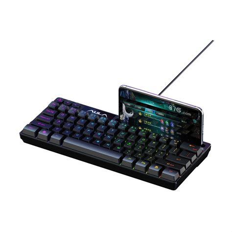 YJHBCYWM Ergonomic AULA F3061 Black Wired Membrane Gaming Keyboard With