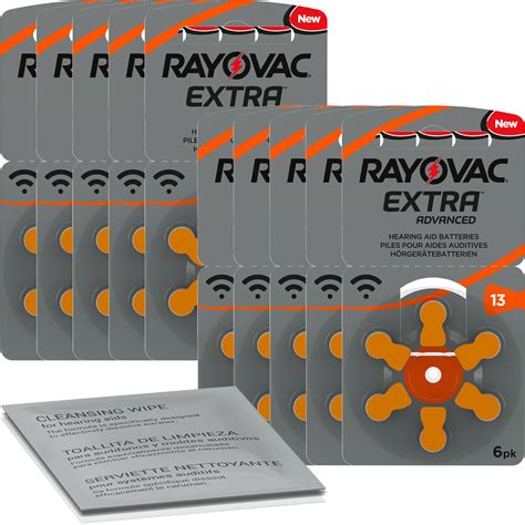 X Rayovac Extra Advanced Hearing Aid Batteries Orange X