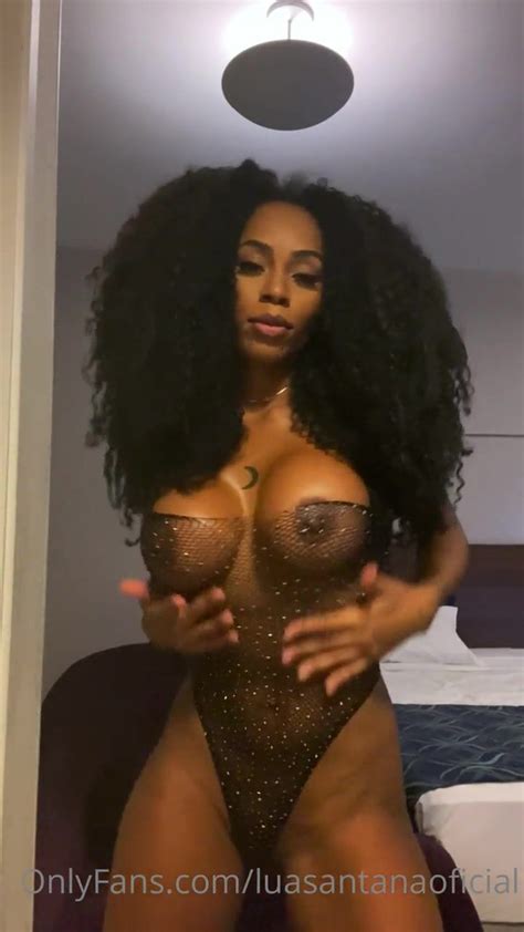 Mira Luasantanaoficial Brown Babe Sexy Dance While Wearing Seethrough