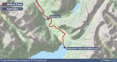 Milford Track | Maps & Routes - TMBtent