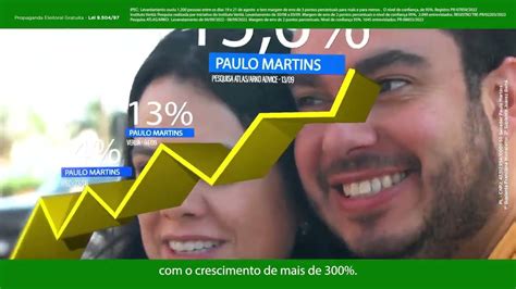 Paulo Martins Dispara Nas Pesquisas Pro Senado No Paraná Youtube