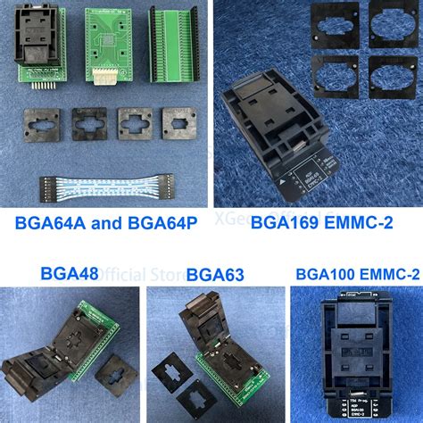 BGA48 DIP48 BGA63 DIP48 BGA64 DIP48 BGA152 169 EMMC 2 BGA100 DIP48