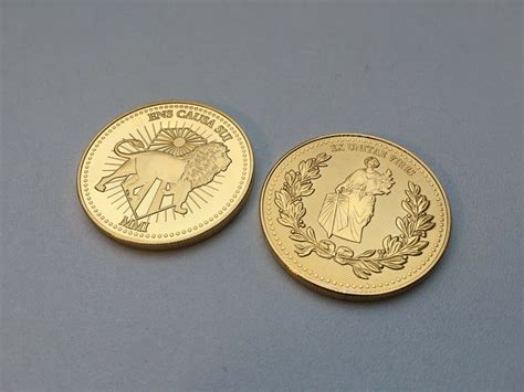 John Wick 1X "Gold" coin Pièce Or Continental Hotel High quality Movie ...