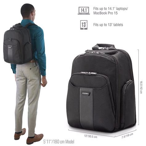 Versa Premium Travel Friendly Laptop Backpack Up To Inch