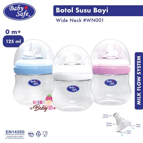 Jual Berry Baby Baby Safe Bottle Wide Neck Botol Susu Bayi 125 150 Ml