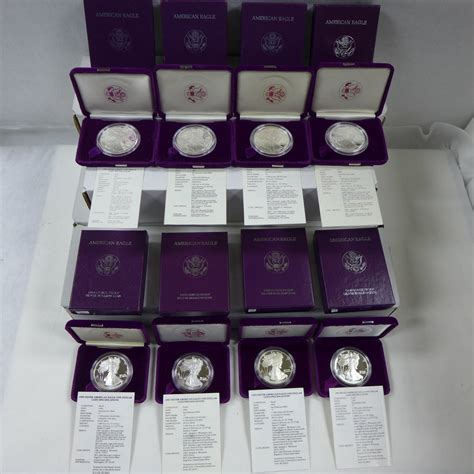 1986-2021 Proof American Silver Eagles Complete Set (35 Coins ...